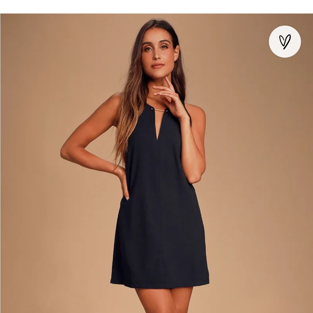 Lulus black shift dress